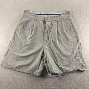 Vintage Polo Golf Men's Pleated Cotton Golf Shorts Beige Dress Casual Preppy‎